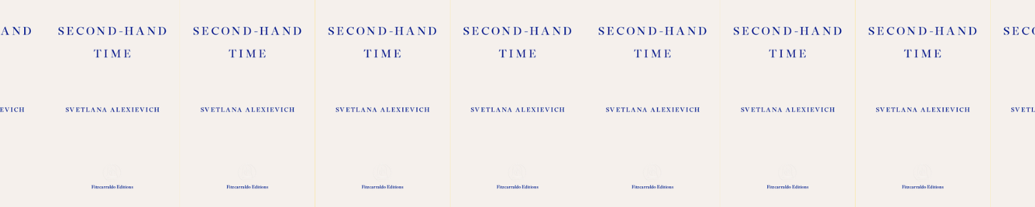 Second-Hand Time book cover, repeated