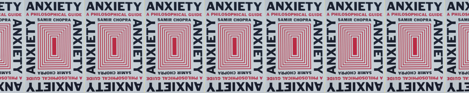 Anxiety book cover, repeated