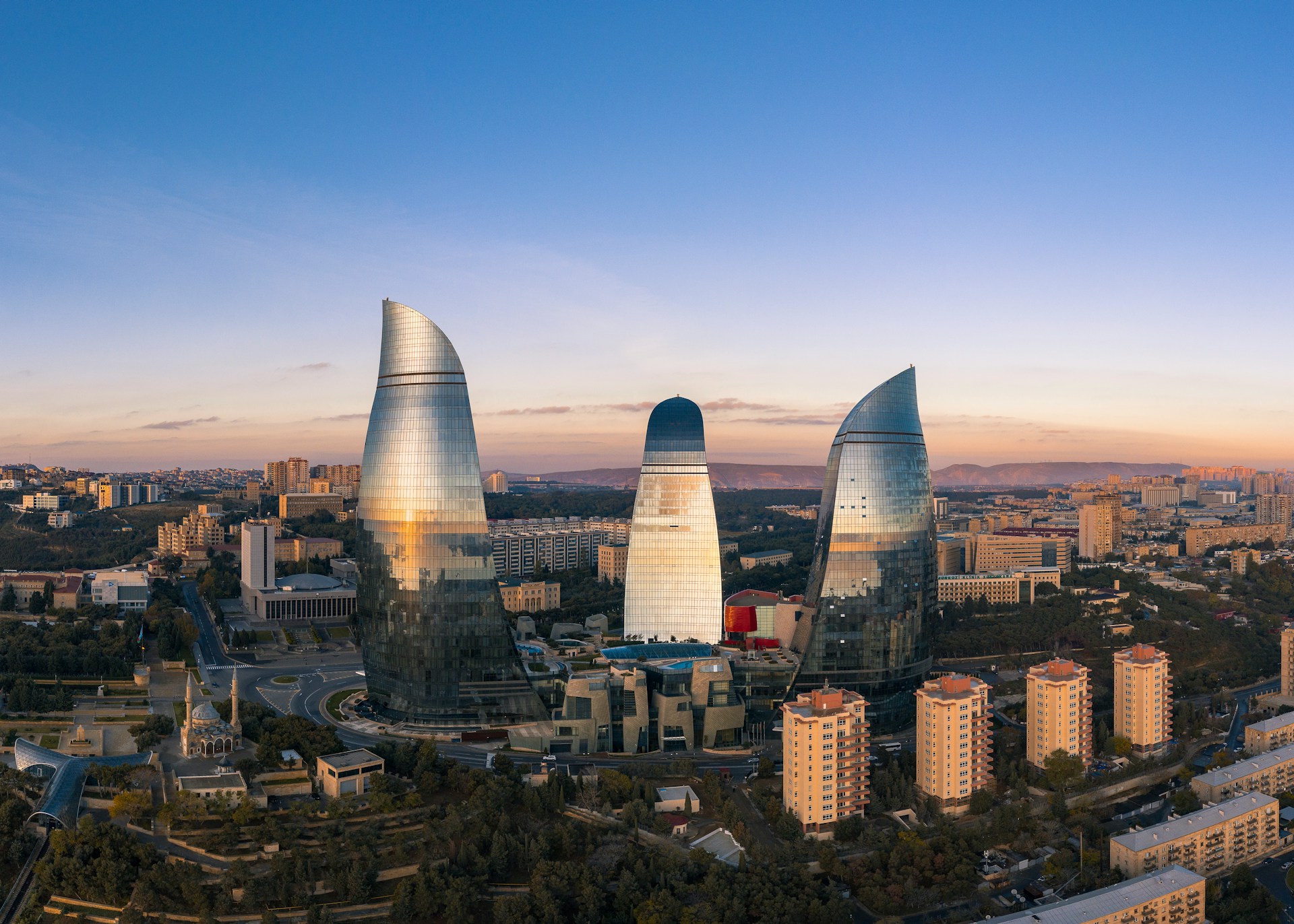 Azerbaijan skyline